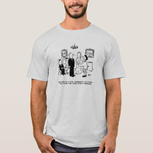 T-shirt Le registraire demande à la mariée de cesser de ju