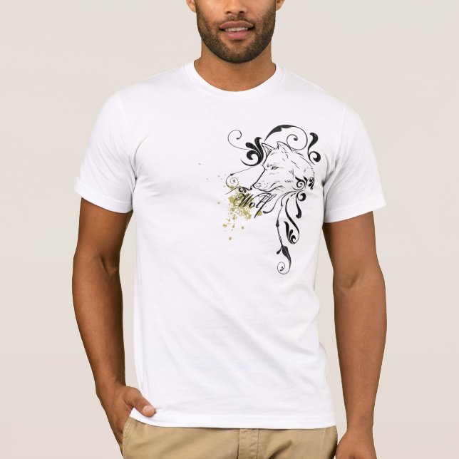 T-shirt Le règne animal : Loup (Devant)