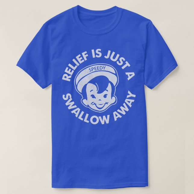 T-shirt Le relief n'est qu'une hirondelle (Design devant)