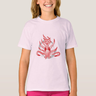 T-shirt Le renard avec neuf queues