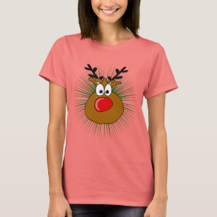 T-shirt le renne rouge