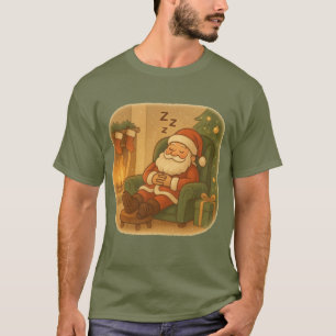 T-Shirt Le repos de Noël confortable du Père Noël
