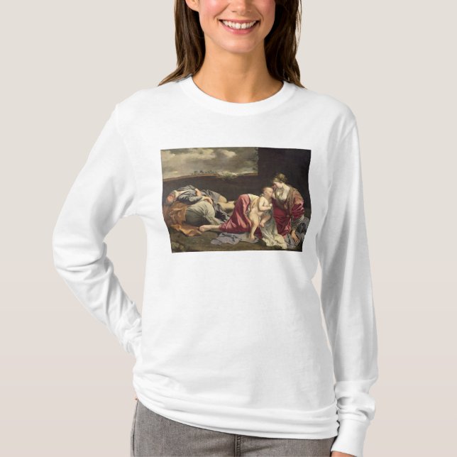 T-shirt Le repos sur le vol en l'Egypte, 1628 (Devant)