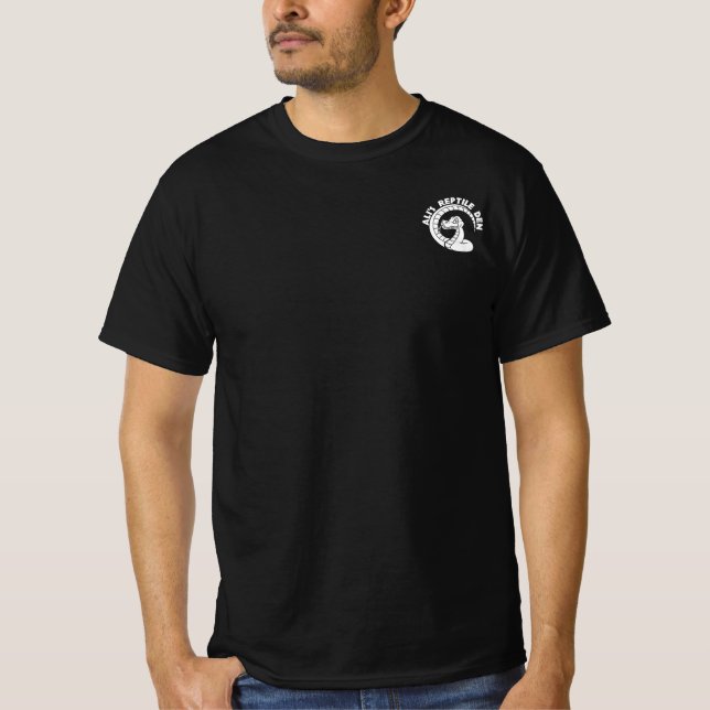 T-shirt Le Reptile Den "Python peint" (Devant)