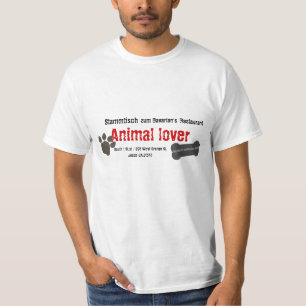 T-shirt le restaurant 2 du Bavarois de zum de stammtisch