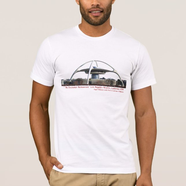 T-shirt Le restaurant Encounter, Los Angeles Airport (Devant)
