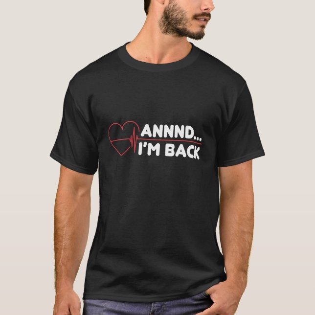 T-shirt Le rétablissement du survivant de l'attaque cardia (Devant)