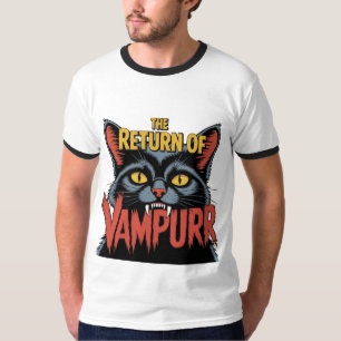 T-shirt Le Retour de l'Art Vampurr Rétro Horreur Vampire