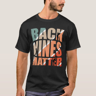 T-shirt Le retour des neuf ans compte pour un golfeur
