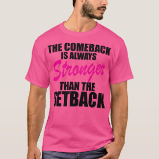 T-shirt Le retour est toujours plus fort que le recul