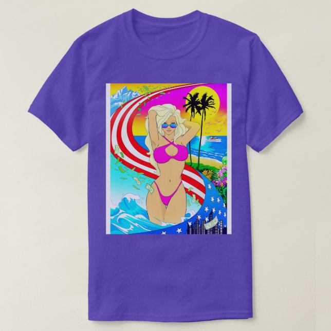 T-shirt Le rêve américain (Design devant)
