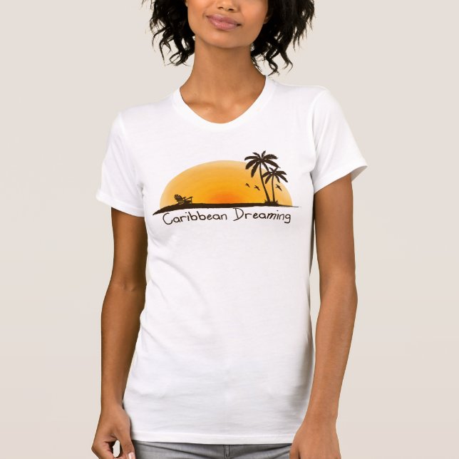 T-shirt Le rêve caribéen (Devant)