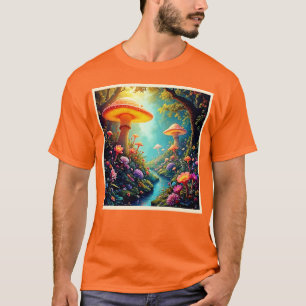 T-shirt Le rêve enchanté de la forêt de champignons