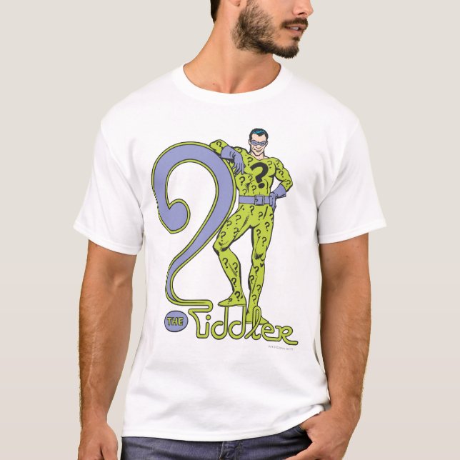 T-shirt Le Riddler & Logo Green (Devant)