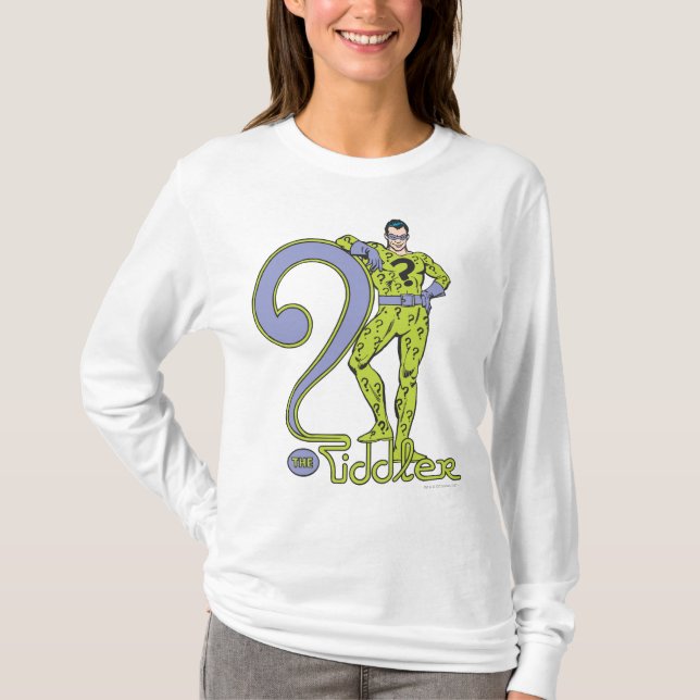 T-shirt Le Riddler & Logo Green (Devant)