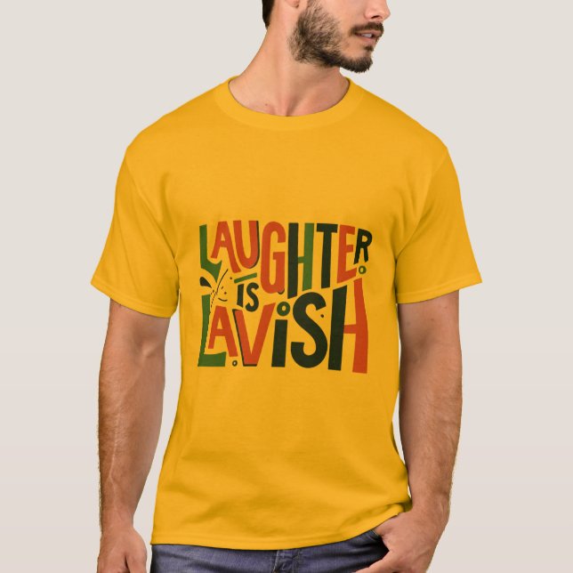 T-shirt Le rire est somptueux (Devant)