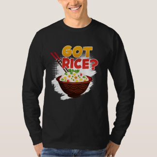 T-shirt Le Riz Chinois A Du Riz Asiatique Amateurs De Snac