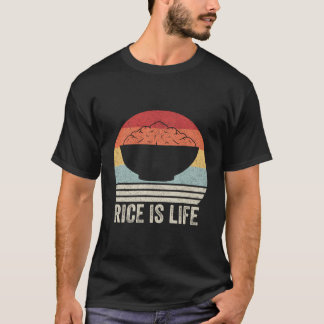T-shirt Le riz rétro est une chemise de vie Filipino Cadea