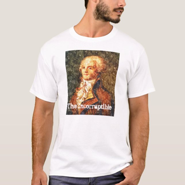 T-shirt Le Robespierre révolutionnaire incorruptible (Devant)