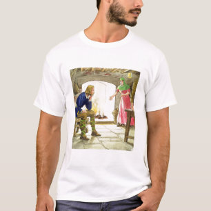 T-shirt Le Roi Alfred (849-99) brûlant les gâteaux, du