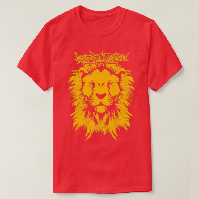 T-shirt Le roi animal Lion (Design devant)