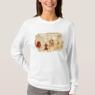 T-shirt Le Roi Arthur sur son trône entouré