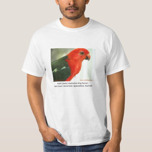 T-shirt Le Roi australien (masculin) adulte Parrot (Devant)