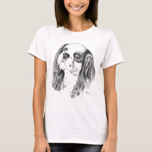 T-shirt Le Roi cavalier Charles Drawing