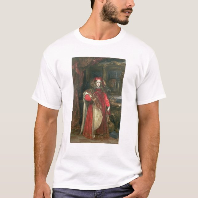 T-shirt Le Roi Charles II de l'Espagne (Devant)