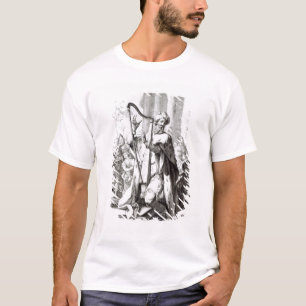 T-shirt Le Roi David Playing la lyre