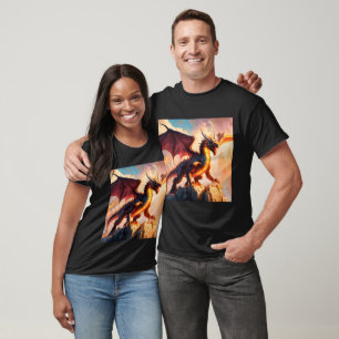 T-shirt Le roi dragon japonais