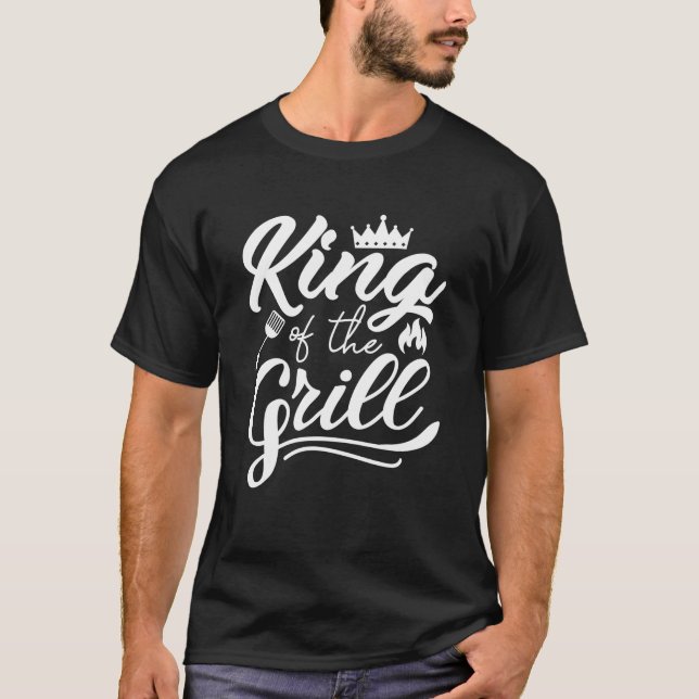 T-shirt Le Roi Du Grill (Devant)