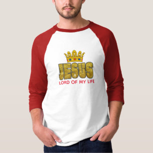T-shirt Le Roi Jésus Est Le Seigneur De La Vie Chrétien