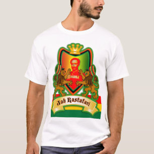 T-shirt Le Roi Rastafari Crest de Jah