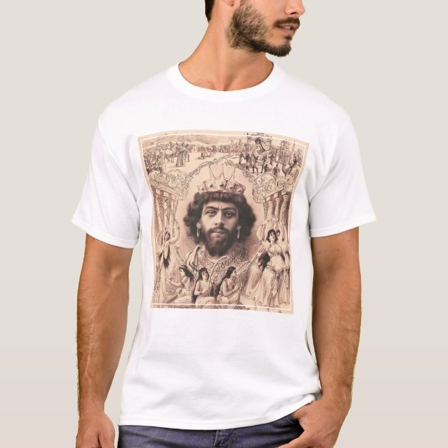 T-shirt Le Roi Salomon Entouré De Danseuses (Devant)