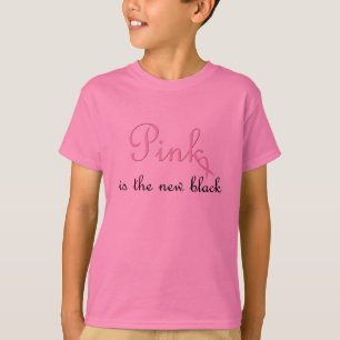 T-shirt le rose est le nouveau noir