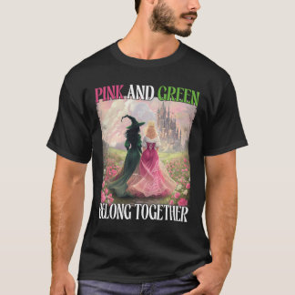 T-shirt Le Rosé Et Le Vert Font Partie Ensemble Sorcière H