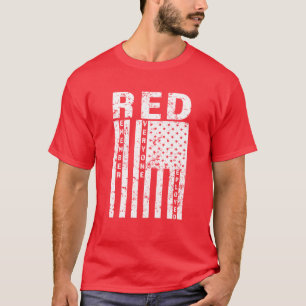 T-shirt Le ROUGE se rappellent chacun la chemise des