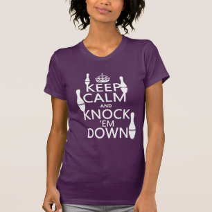 T-shirt Le roulement gardent le calme et les démantèlent