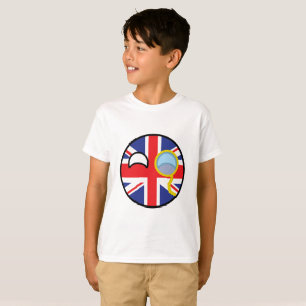T-shirt Le Royaume-Uni Geeky tendant drôle Countryball