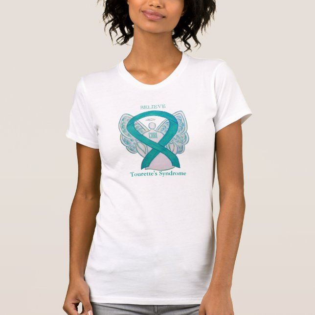 T-shirt Le ruban antigel de sensibilisation au syndrome de (Devant)