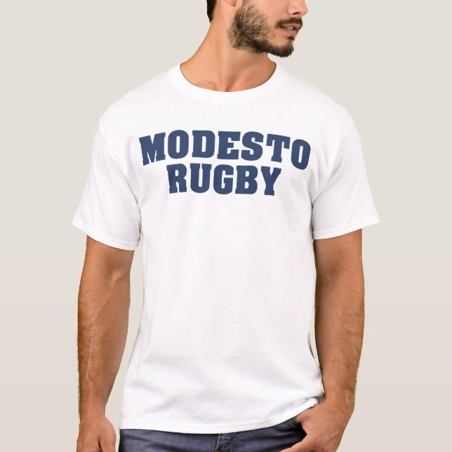 T-shirt Le rugby de Modesto, laisse le TOUR (Devant)