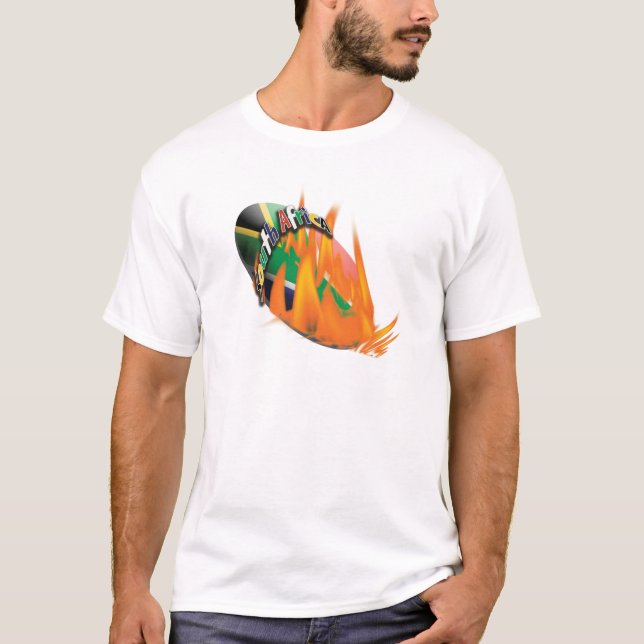 T-shirt Le rugby sud-africain évente des chemises pour les (Devant)