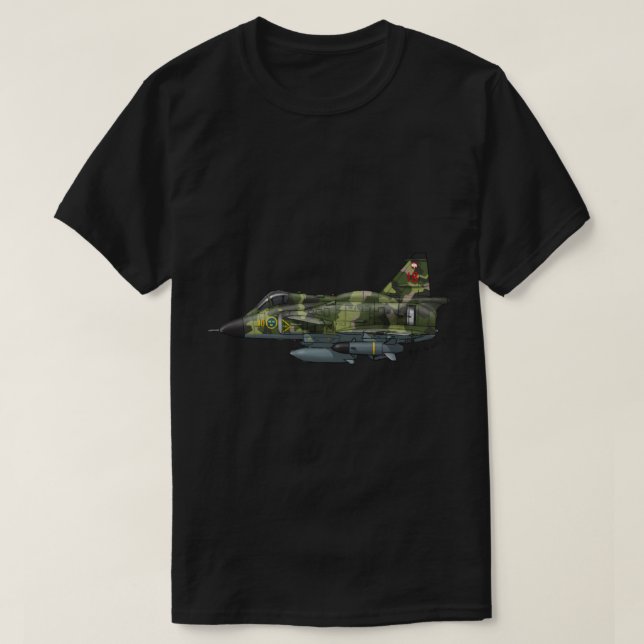 T-shirt Le SAAB AJS 37 Viggen (Design devant)