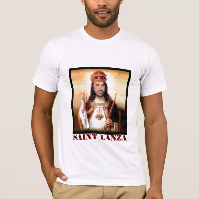 T-SHIRT LE SAINT LANZA… ET LES AVEUGLES VERRONT (Devant)
