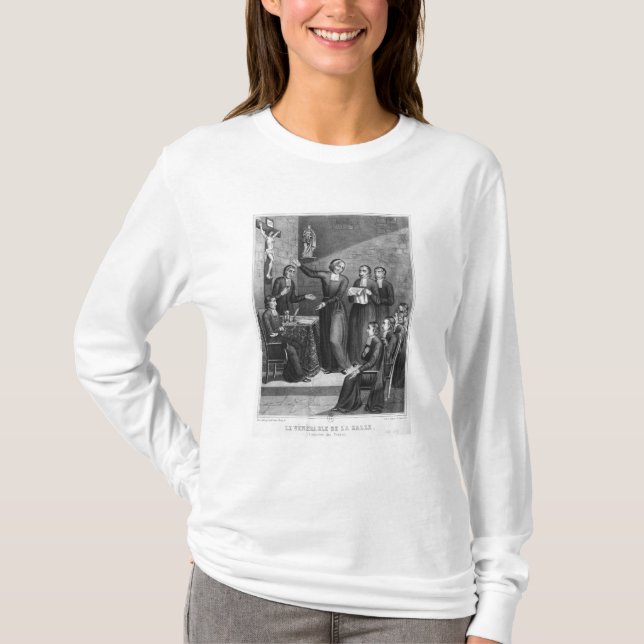 T-shirt Le saint vénérable Jean-Baptiste De La Salle (Devant)
