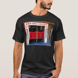 T-SHIRT LE SALOON DES CHIENS ROUGES JUNEAU ALASKA