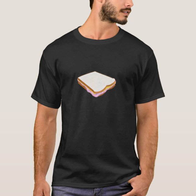 T-shirt Le sandwich au jambon (Devant)