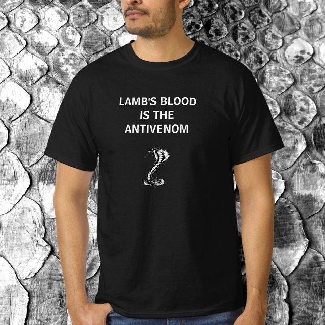 T-shirt Le sang de Christian Patriot Lamb est l'antivenom (Créateur téléchargé)