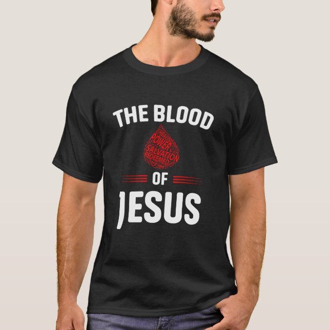 T-shirt Le Sang de Jésus (Devant)